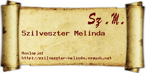 Szilveszter Melinda névjegykártya
